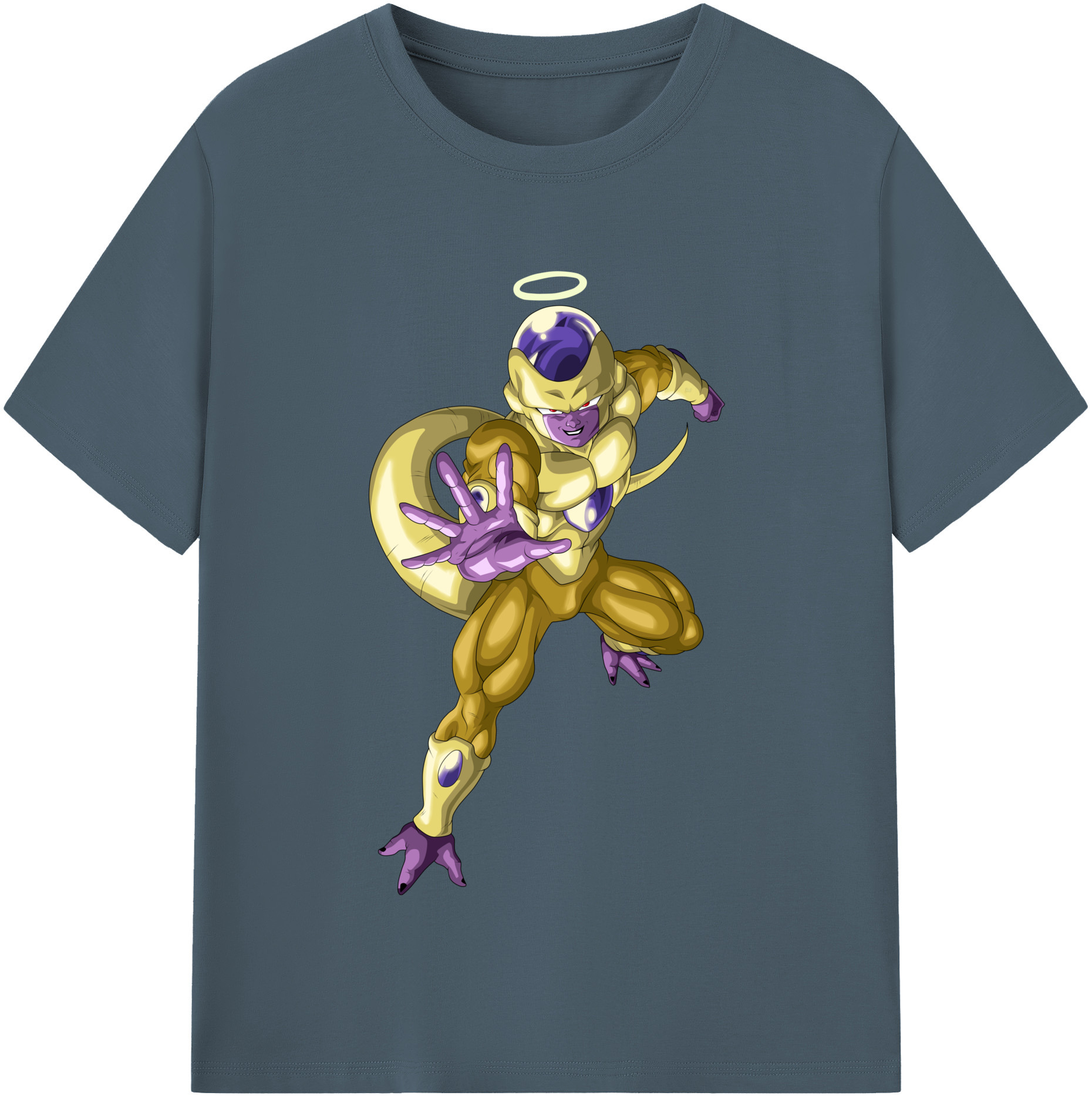 （画像用） ドラゴンボール フリーザ DRAGON BALL Frieza 綿100％半袖Tシャツ（フロントプリント）
